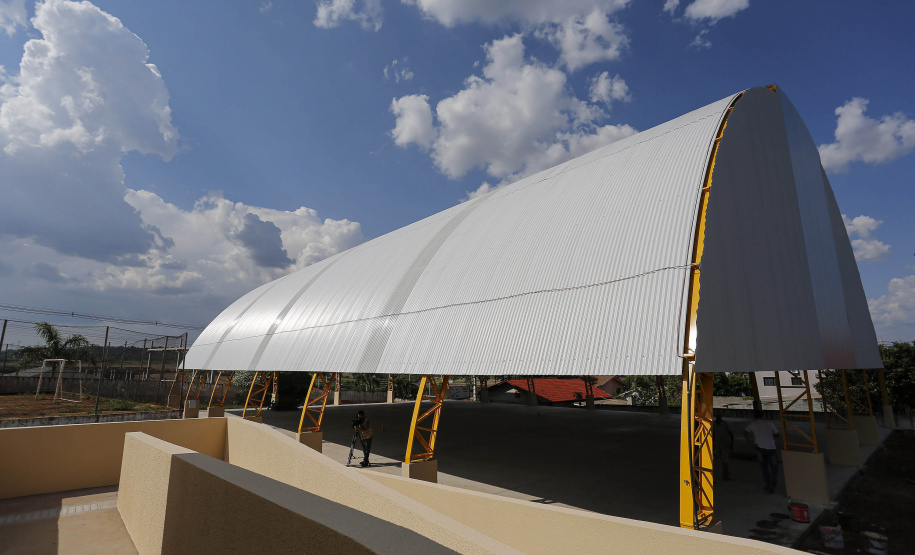 São Miguel do Iguaçu - 21-10-2020 - Ginasio do Colegio Estadual Campo Castelo Branco - Foto : Jonathan Campos / AEN