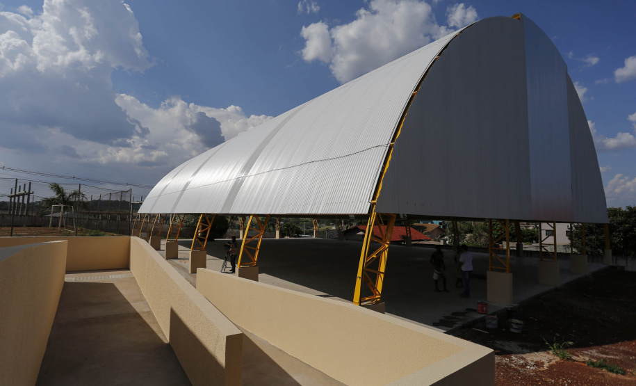 São Miguel do Iguaçu - 21-10-2020 - Ginasio do Colegio Estadual Campo Castelo Branco - Foto : Jonathan Campos / AEN