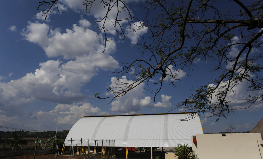 São Miguel do Iguaçu - 21-10-2020 - Ginasio do Colegio Estadual Campo Castelo Branco - Foto : Jonathan Campos / AEN