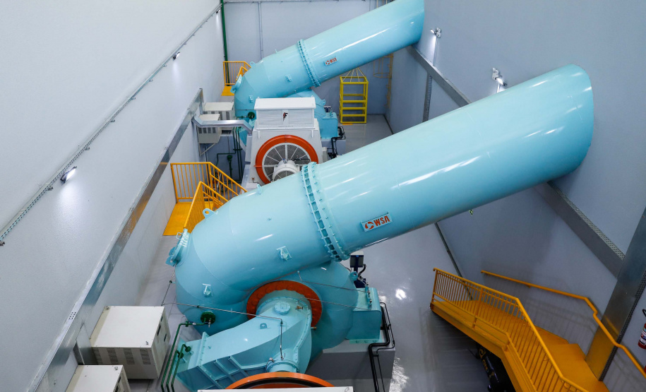 O governador Carlos Massa Ratinho Junior participou nesta sexta-feira (06), ao lado presidente da República Jair Bolsonaro, da inauguração da Pequena Central Hidrelétrica (PCH) Bedim, em Renascença, no Sudoeste do Paraná.