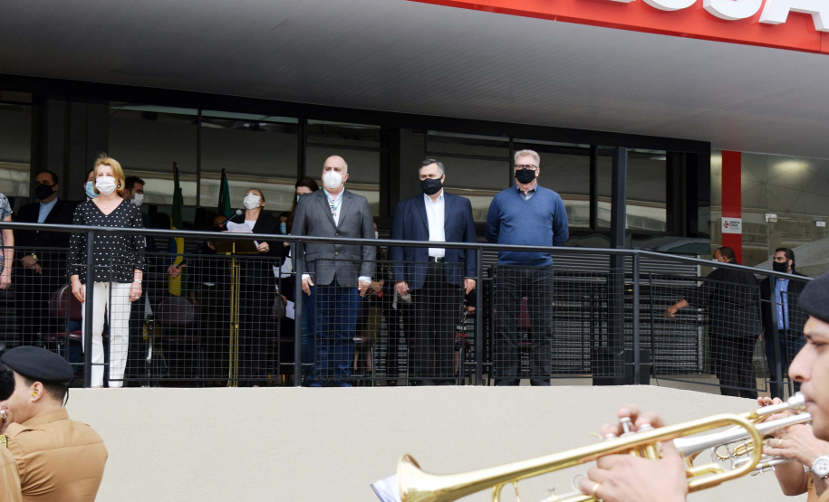 Sesa participa da reinauguração do Pronto Atendimento da Santa Casa de Curitiba. Foto: Américo Antonio/SESA