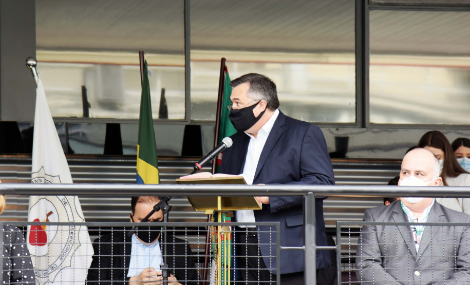 Sesa participa da reinauguração do Pronto Atendimento da Santa Casa de Curitiba. Foto: Américo Antonio/SESA