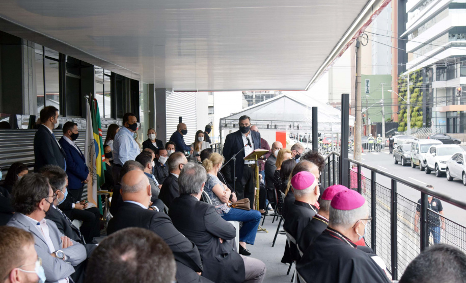 Sesa participa da reinauguração do Pronto Atendimento da Santa Casa de Curitiba. Foto: Américo Antonio/SESA