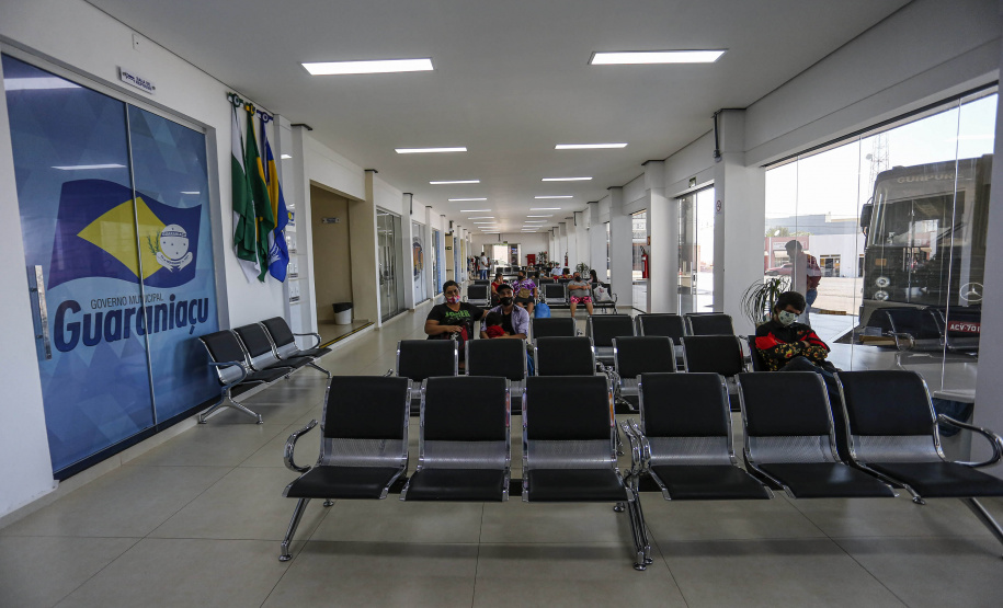 Guaraniaçu - 23-10-2020 - Reforma da rodoviári da cidade de Guaraniaçu- Foto : Jonathan Campos / AEN