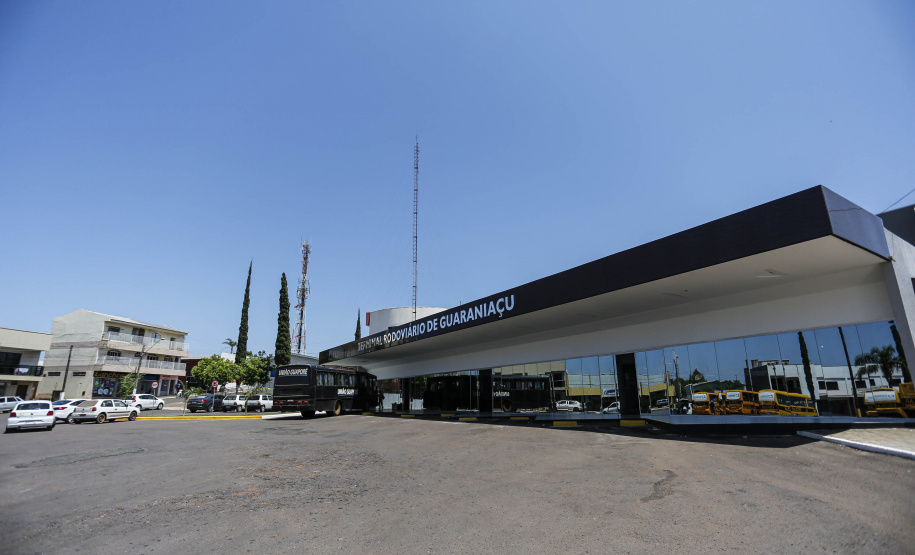 Guaraniaçu - 23-10-2020 - Reforma da rodoviári da cidade de Guaraniaçu- Foto : Jonathan Campos / AEN