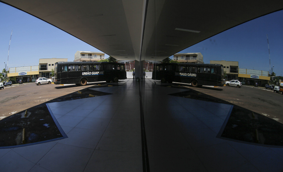 Guaraniaçu - 23-10-2020 - Reforma da rodoviári da cidade de Guaraniaçu- Foto : Jonathan Campos / AEN