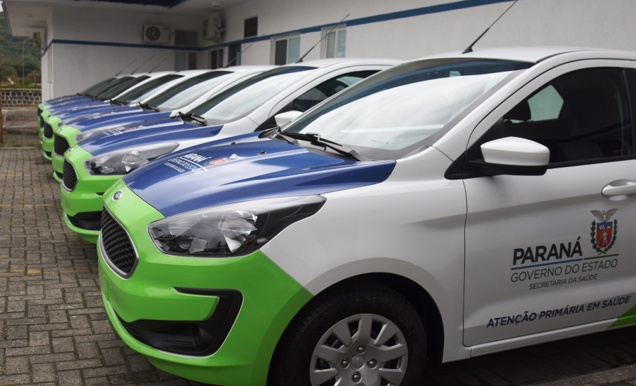São sete veículos novos que servirão para atendimento da atenção básica das sete Unidades de Saúde do município. O investimento foi de R$ 280 mil
Foto: Americo Antonio/SESA