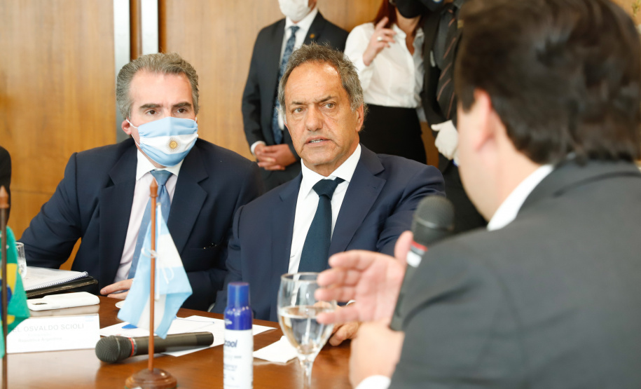 Governador apresenta corredor bioceânico a embaixador da Argentina
Foto: Rodrigo Felix Leal