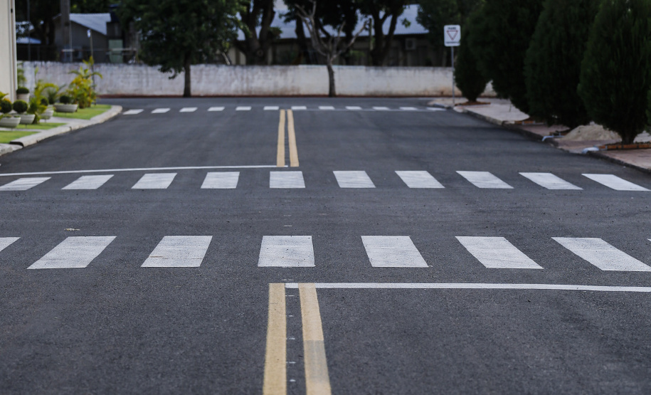 Missal - 21-10-2020 - Pavimentação asfaltica no distrito de Dom Armando em Missal- Foto : Jonathan Campos / AEN