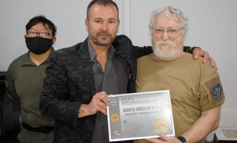 Adauto Abreu de Oliveira, idealizador e fundador do Tático Integrado de Grupos de Repressão Especial (Tigre), fundou a unidade de elite há 30 anos.
Foto: PCPR