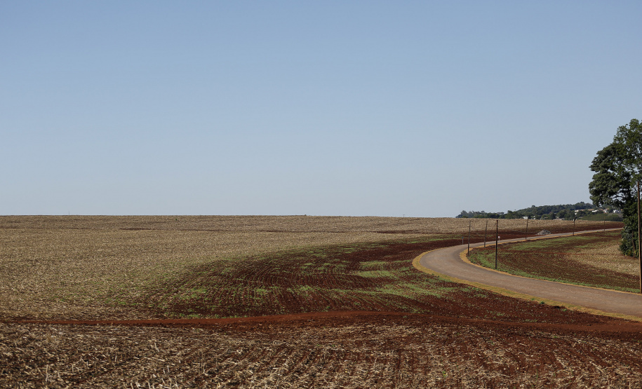 Palotina - 28-10-2020 - Pavimentacão em Pedra Poliédrica na KD-306 em Palotina -Foto : Jonathan Campos / AEN