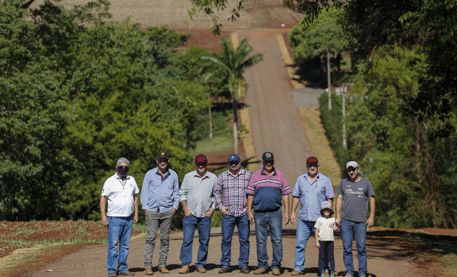 Palotina - 28-10-2020 - Pavimentacão em Pedra Poliédrica na KD-306 em Palotina -Foto : Jonathan Campos / AEN