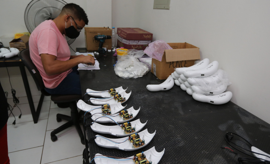 FEITO NO PARANA  -  Ponce Equipamentos, empresa que desenvolve equipamentos para a área da saúde na cidade de Campo Mourao. 08/10/2020 - Foto: Geraldo Bubniak/AEN