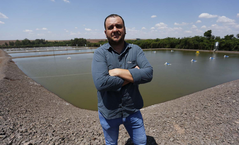 Palotina - 10-10-2020 - Produtor de Tilapia Paulo Alexandre Borba Michelon - Foto : Jonathan Campos / AEN