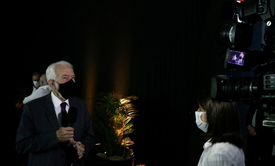 Vice-governador participa da abertura da feira Mercosuper. Foto: Camila Tonett