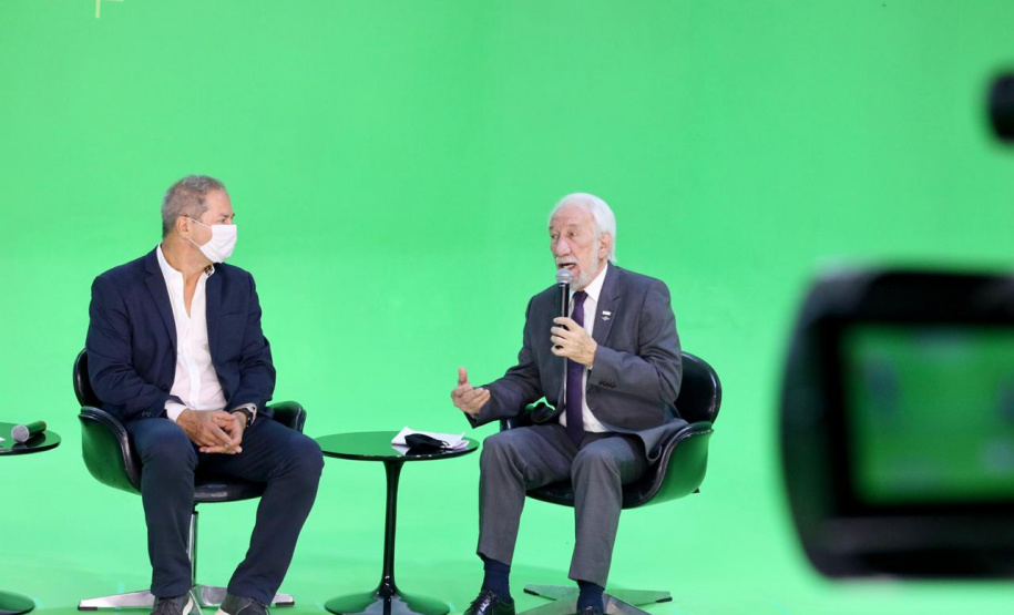 Vice-governador participa da abertura da feira Mercosuper. Foto: Camila Tonett