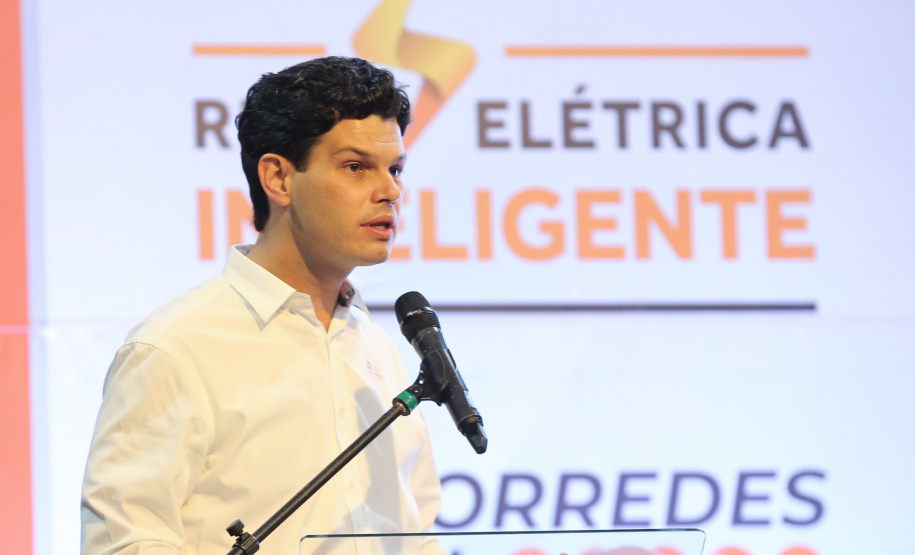 Copel Palotina O governador Carlos Massa Ratinho Junior e o presidente da Copel, Daniel Pimentel Slaviero, apresentam nesta quarta-feira (18), em Palotina, no Oeste do Estado, uma chamada pública para a contratação de energia proveniente de autogeradores, na CVale em Palotina. Daniel Pimentel Slaviero , Diretor Presidente da Copel Palotina, 18/11/2020 - Foto: Geraldo Bubniak/AEN