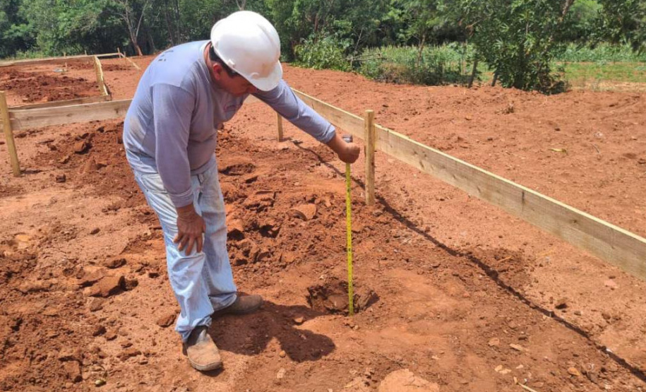 Avançam as obras de moradias populares em Itaguajé e Flórida. Foto: Cohapar