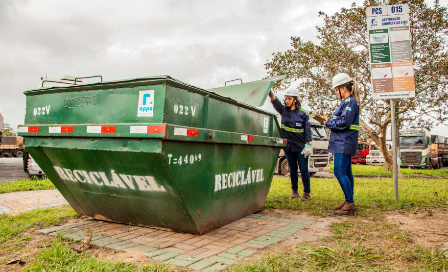 Portos do Paraná obtém 98% de aprovação no desempenho ambiental. Foto: Portos do Paraná