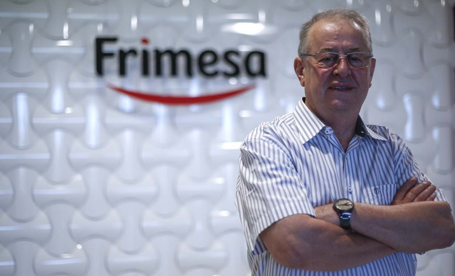 Medianeira- 22-10-2020 - Presidente da Frimesa Valter Vanzella - Foto : Jonathan Campos / AEN