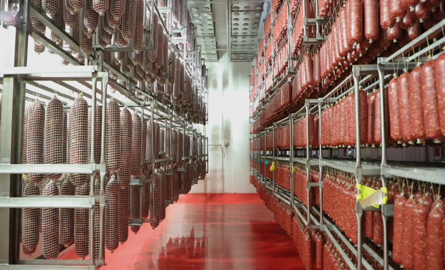 Com sede em Castro, a Alegra abate 3200 suínos por dia e produz cerca de 140 toneladas de produtos diariamente, o que leva a uma média mensal de 3300 toneladas de carnes industrializadas por mês.