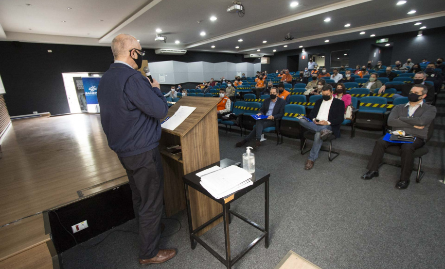 Sanepar apresenta protocolo de segurança de suas barragens na RMC. Foto: Sanepar