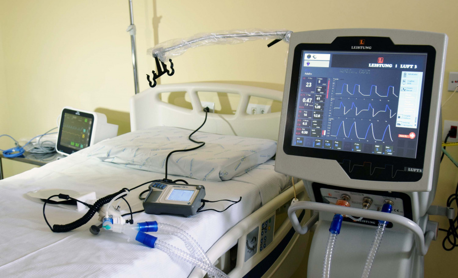 Estado anuncia ativação de 38 leitos de UTI Covid em Curitiba
.Foto:SESA