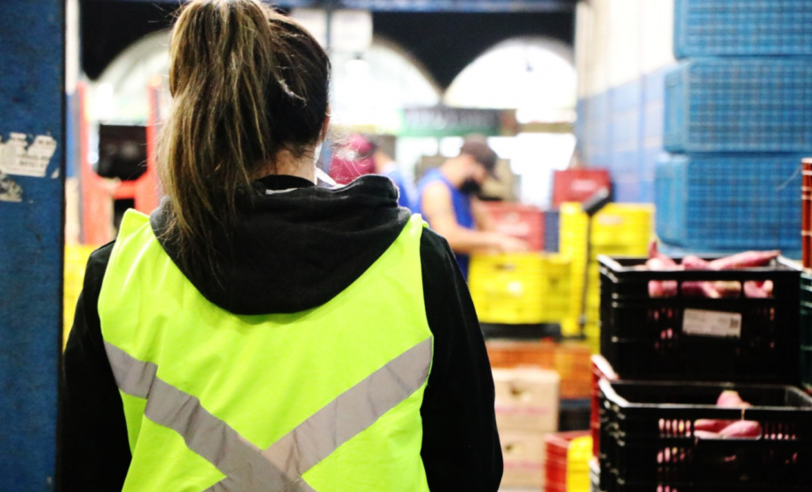 Orientação reduz contaminação por coronavírus na Ceasa Curitiba. Foto:Ceasa