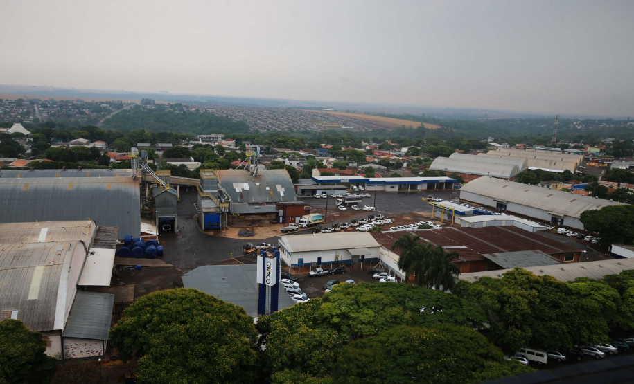 Feito no parana Coamo FEITO NO PARANA - Coamo cooperativa agro-industrial , a maior cooperativa da América Latina, com sede em Campo Mourão. Tem na linha alimentícia as marcas Primê, Sollus, Dualis e Anniela produz óleo de soja refinado, café torrado e moído, margarinas, farinha de trigo e gordura vegetal hidrogenada. 09/10/2020 - Foto: Geraldo Bubniak/AEN