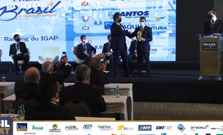 Portos do Paraná lidera premiação de melhores portos do Brasil
. Foto: Portos do Paraná