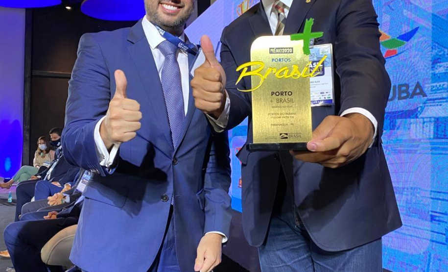 Portos do Paraná lidera premiação de melhores portos do Brasil
. Foto: Portos do Paraná