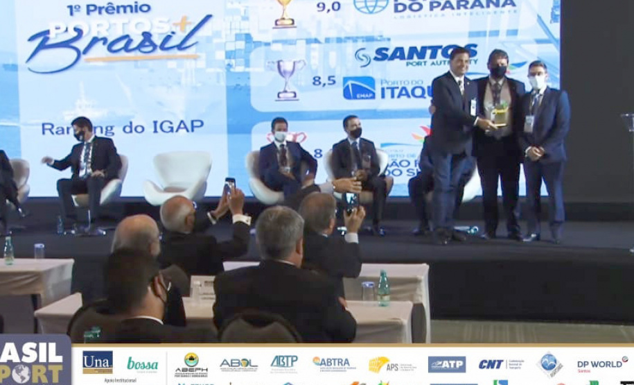 Portos do Paraná lidera premiação de melhores portos do Brasil
. Foto: Portos do Paraná