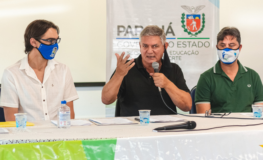 A Superintendência estadual do Esporte e a Federação do Desporto Escolar do Paraná assinaram nesta quarta-feira (25) um termo de cooperação que irá potencializar o esporte escolar do Estado.
Foto: Superintendência do Esporte