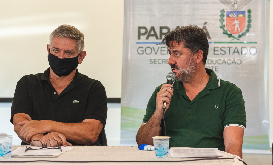 A Superintendência estadual do Esporte e a Federação do Desporto Escolar do Paraná assinaram nesta quarta-feira (25) um termo de cooperação que irá potencializar o esporte escolar do Estado.
Foto: Superintendência do Esporte