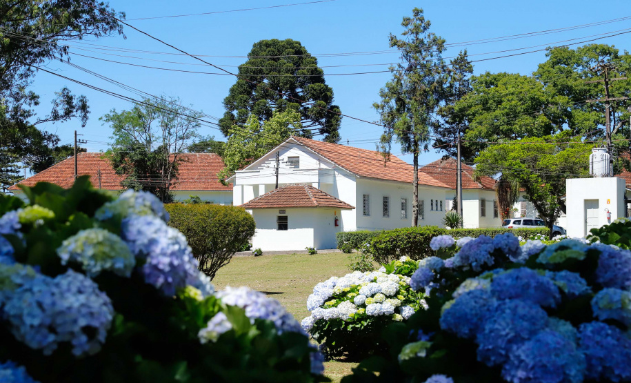 O governador Carlos Massa Ratinho Junior e o secretário de Estado da Saúde, Beto Preto, visitaram nesta quarta-feira (25) o Hospital de Dermatologia Sanitária do Paraná (HDSPR), em Piraquara.