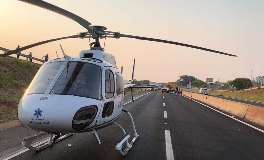 Serviço aeromédico de Maringá completa quatro anos. Foto:SESA