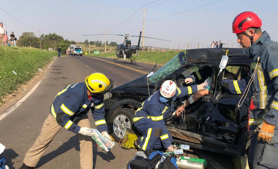 Serviço aeromédico de Maringá completa quatro anos. Foto:SESA