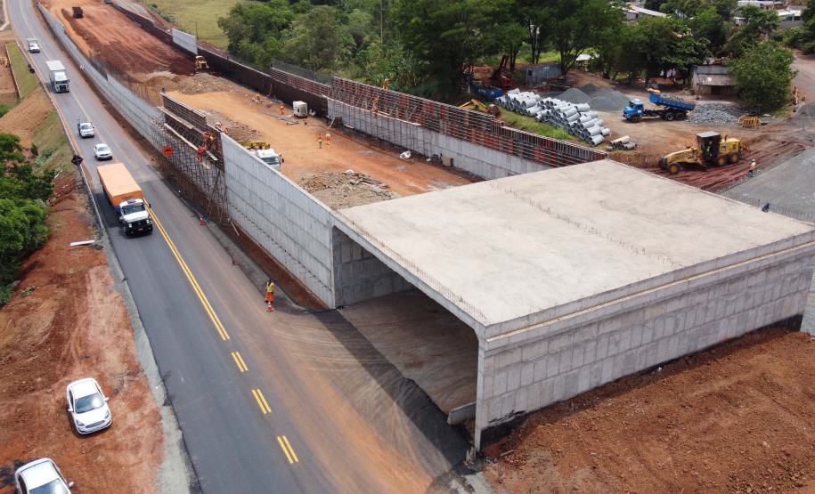 Projeto de duplicação da PR-445 entre Irerê e Mauá da Serra. Foto:DER