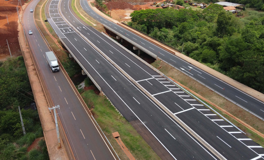 Projeto de duplicação da PR-445 entre Irerê e Mauá da Serra. Foto:DER