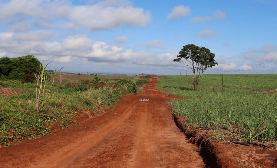 Estrada Boiadeira BR 487 Um convênio entre Itaipu Binacional, Departamento Nacional de Infraestrutura de Transportes (DNIT) e Governo do Paraná vai garantir a execução das obras no trecho paranaense da BR-487, mais conhecida como Estrada Boiadeira. O trecho de 47 km liga os municípios Icaraíma (Porto Camargo) e Umuarama (Serra dos Dourados), no Noroeste do Paraná, e deve estar pronto até início de 2022. 19/11/2020 - Foto: Geraldo Bubniak/AEN