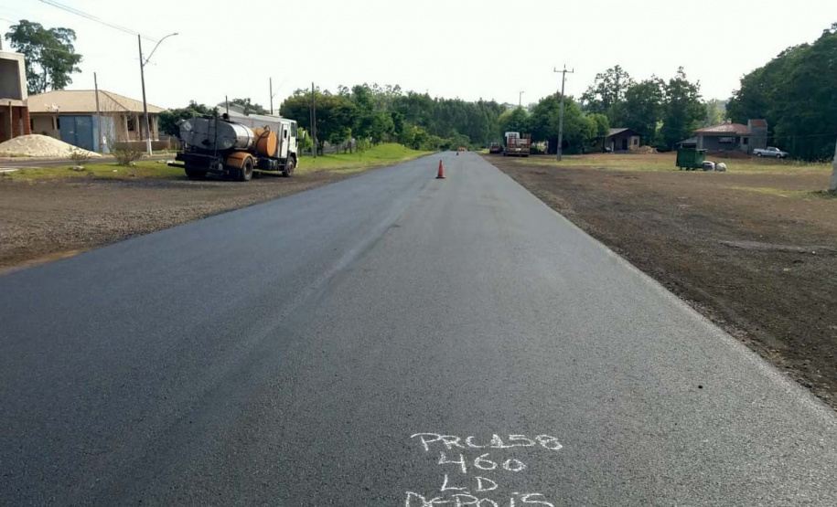 Rodovia do sudoeste recebe melhorias em trecho de 25,8 quilômetros.PRC-158. Foto:DER