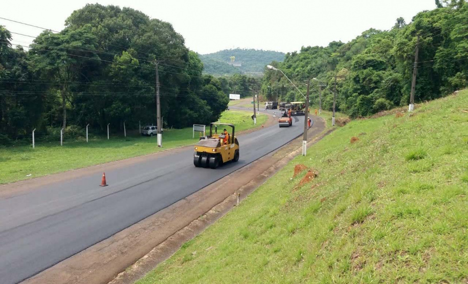 Rodovia do sudoeste recebe melhorias em trecho de 25,8 quilômetros.PRC-158. Foto:DER