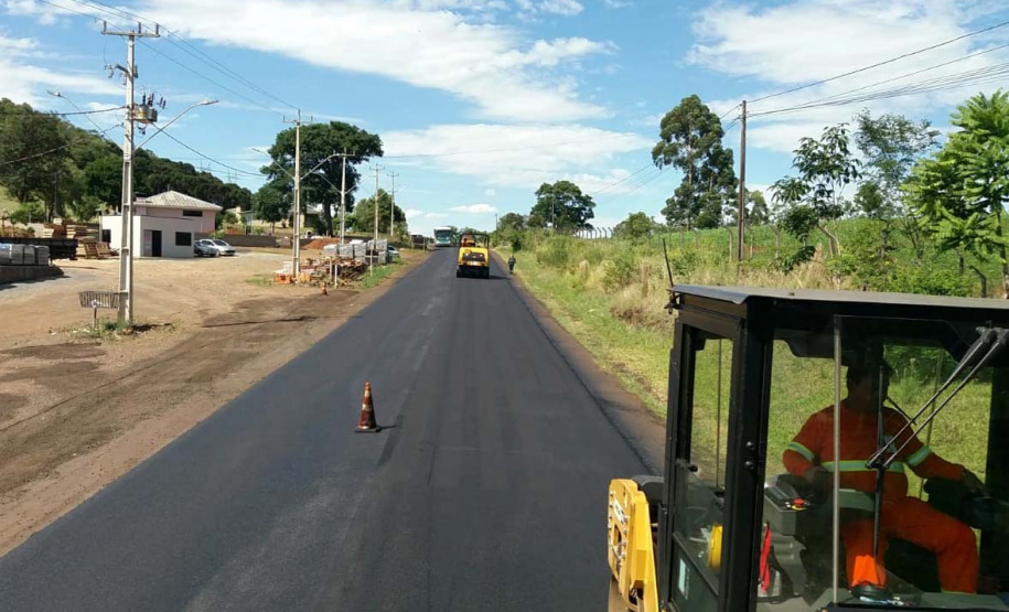 Rodovia do sudoeste recebe melhorias em trecho de 25,8 quilômetros.PRC-158. Foto:DER