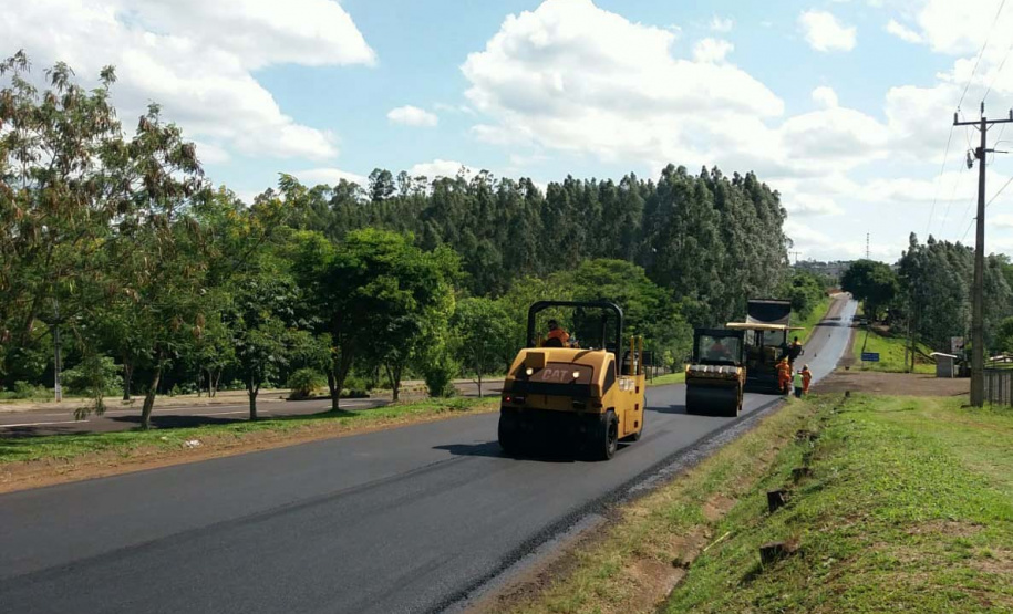 Rodovia do sudoeste recebe melhorias em trecho de 25,8 quilômetros.PRC-158. Foto:DER