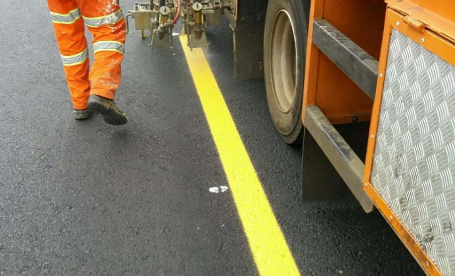 Rodovia do sudoeste recebe melhorias em trecho de 25,8 quilômetros.PRC-158. Foto:DER