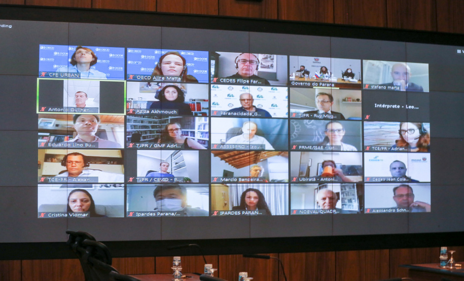 OCDE 2ª Missão da Organização para a Cooperação e Desenvolvimento Econômico (OCDE), referente ao Programa: A Territorial Approach to the SDGs - a Role of Cities and Regions to Leave no One Behind. Curitiba - 02/12/2020. Foto: Geraldo Bubniak/AEN