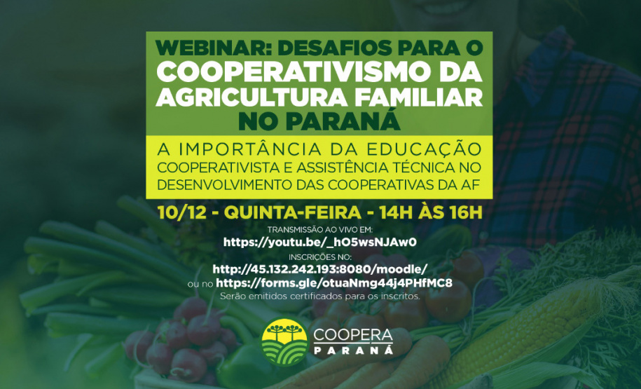 Coopera Paraná promove evento sobre educação cooperativista e assistência técnica
