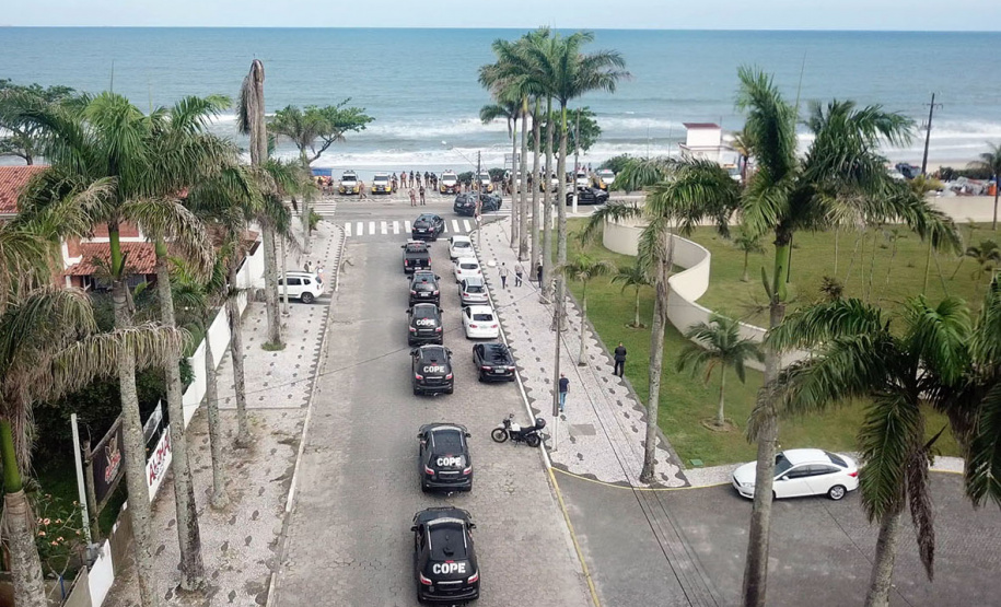 Segunda etapa da Operação Sinergia tem mais de 4 mil policiais nas ruas para combater crimes e fiscalizar o cumprimento do decreto do estado
. Foto:SESP