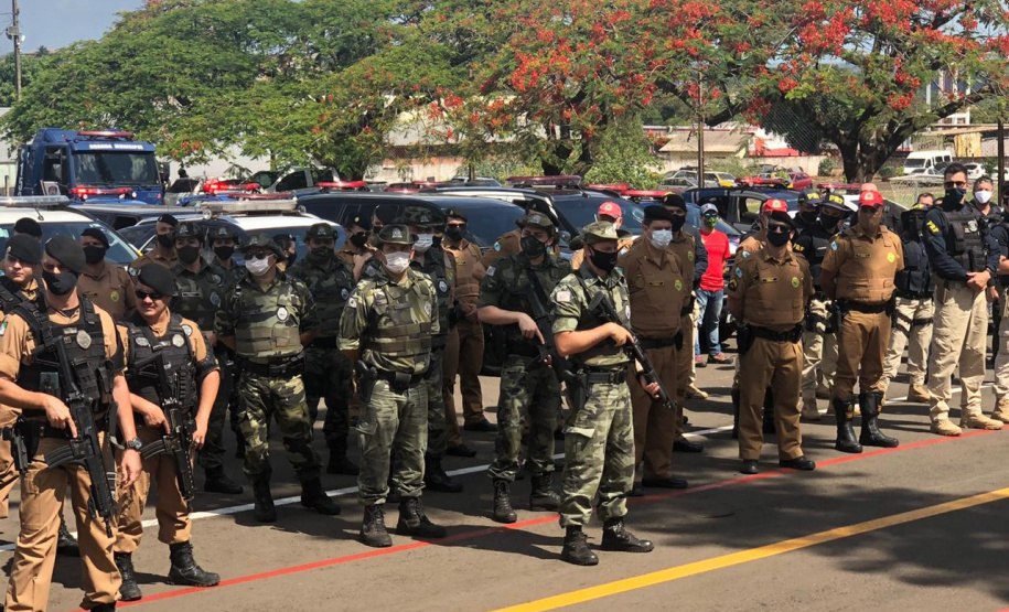 Mais de 500 pessoas são presas e 7 toneladas de maconha e 68 armas apreendidas nas duas etapas da Operação Sinergia. Foto:SESP