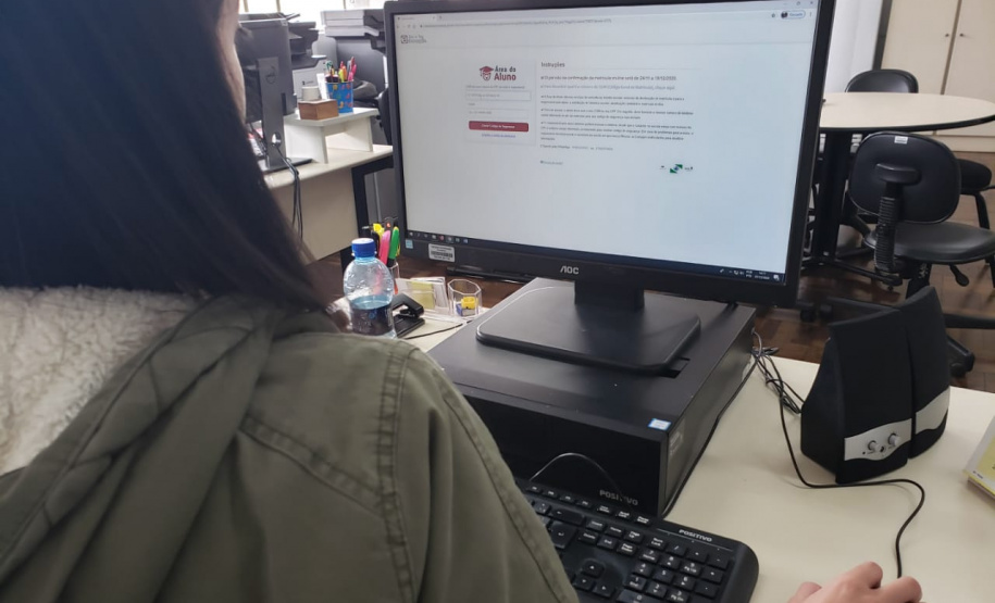 Prazo para matrícula vai até dia 18 de dezembro; não deixe para última hora. Foto:SEED